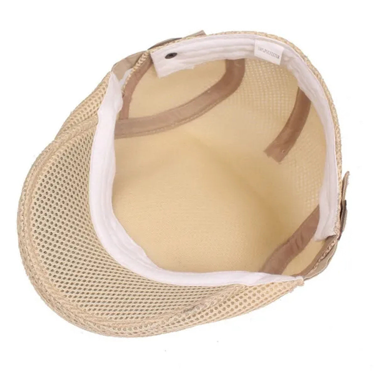 1pc 8 Colors Men Cabbie Flat Cap Breathable Mesh Summer Hat Adjustable Newsboy Beret Ivy Cap, Ideal Choice For Gifts