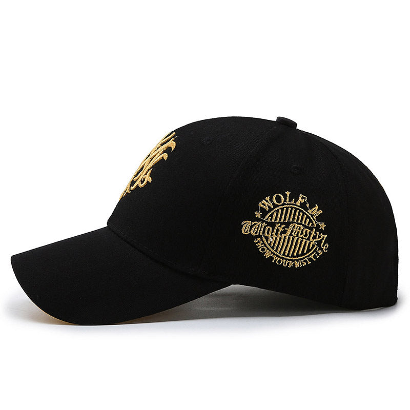 1pc Fashionable Men's Embroidered Baseball Cap - Stylish Duck Tongue Design, Breathable, Adjustable, Perfect for Outdoor Sports, Fishing, Hiking, and Casual Wear - Simple, Classic, and Versatile Sun Hat