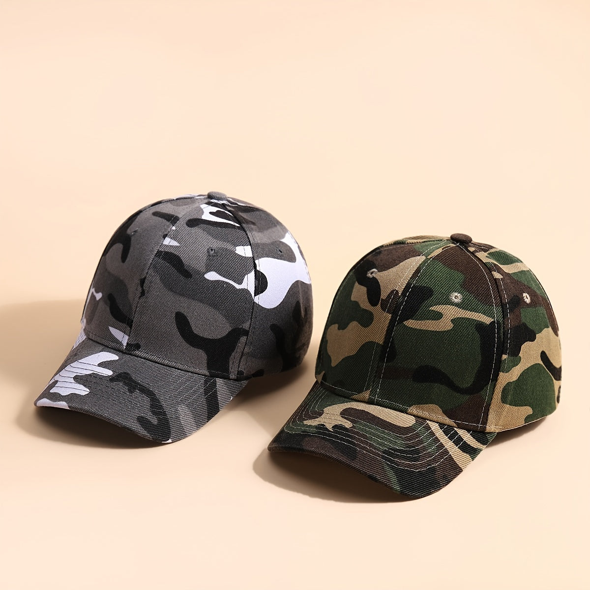 Kids Camouflage Baseball Cap Sun Protection Sunshade Hat Outdoor Activities For Boys And Girls