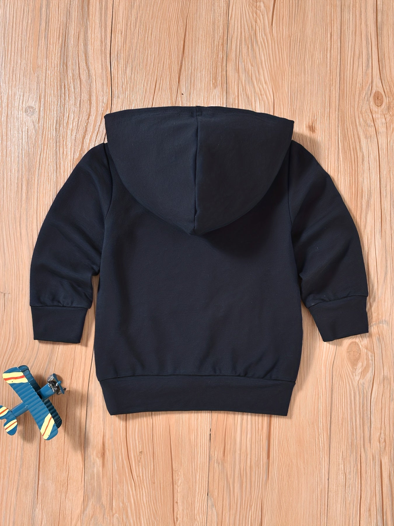 Children's STRAIGHT OUTTA TIMEOUT Letter Print Hooded Sweatshirt With Pocket, Kids Cotton Active Hoodies