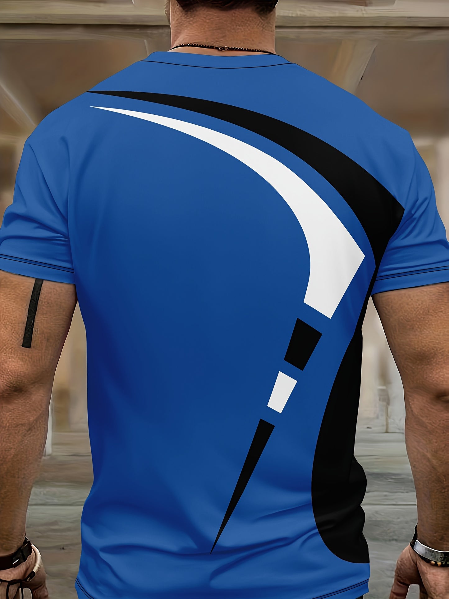 2Pcs Trendy Outfits For Men, Casual Crew Neck Short Sleeve T-shirt And Drawstring Shorts Set For Summer, Men's Clothing Vacation Workout