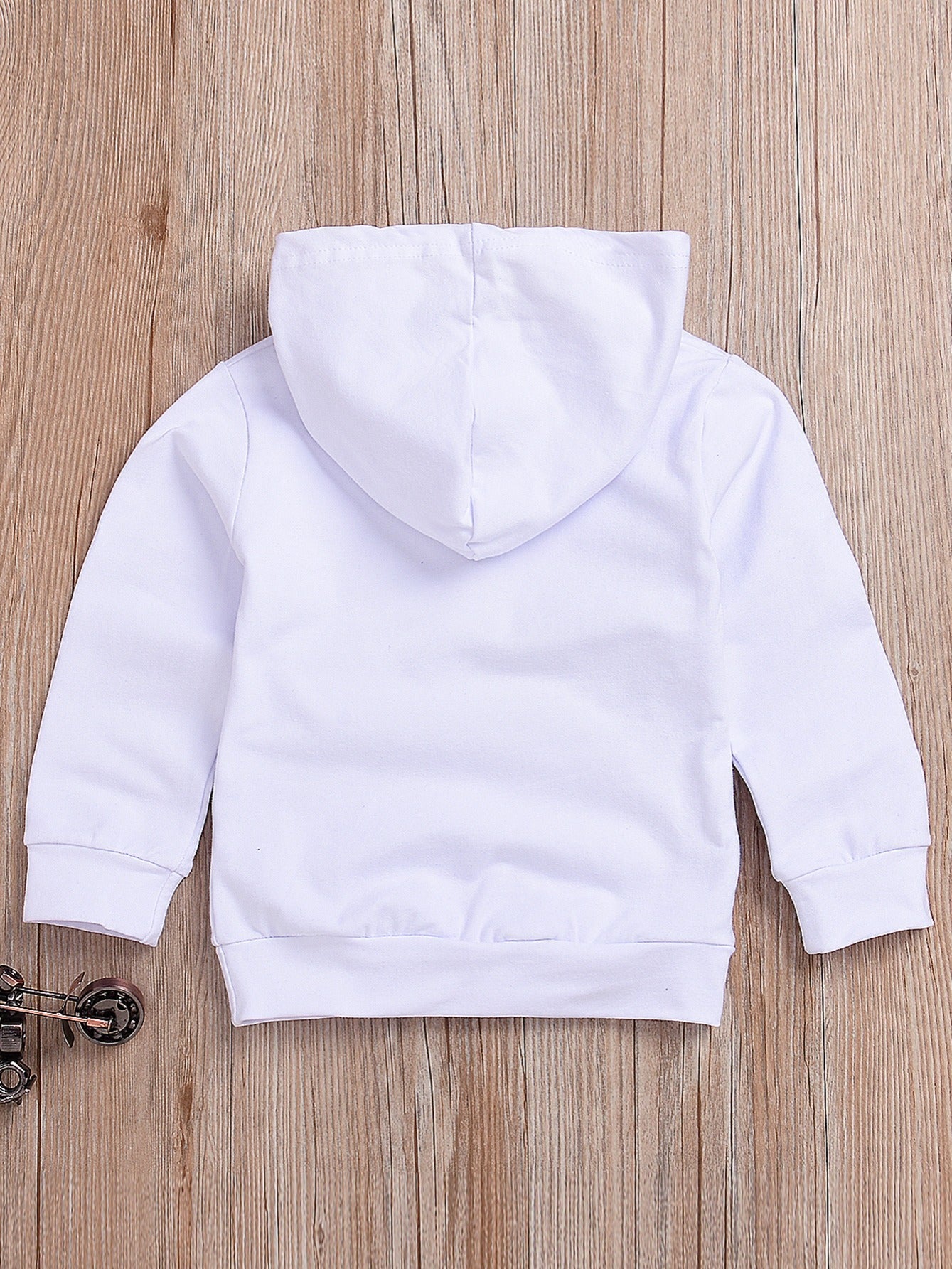 Children's STRAIGHT OUTTA TIMEOUT Letter Print Hooded Sweatshirt With Pocket, Kids Cotton Active Hoodies