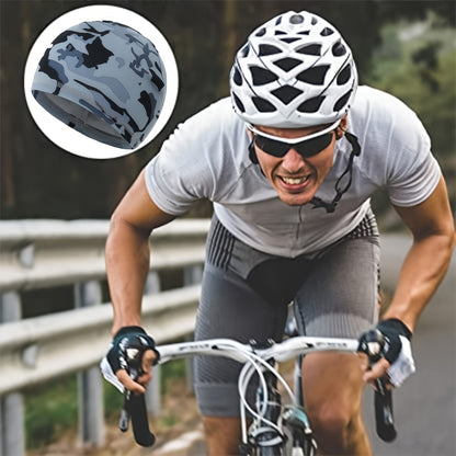 1pc Beanie Skull Cap, Sweat Wicking Helmet Liner Hat For Cycling Running Men Women, Halloween & Day Of The Dead Decorations