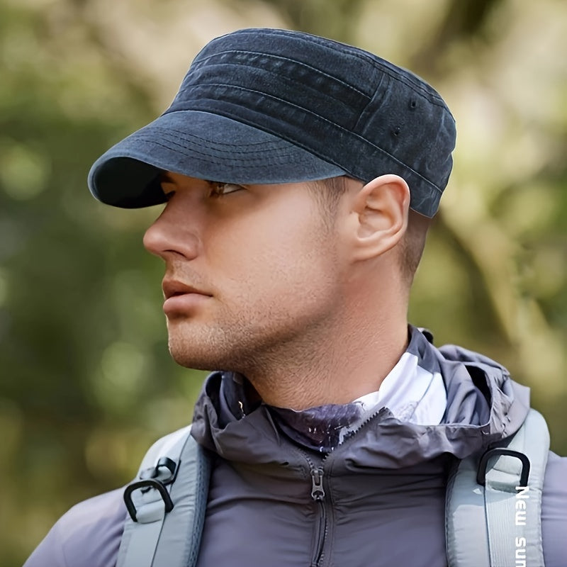 1pc Unisex Camouflage Army Hat - Durable & Stylish for Military, Cadet, Fishing, & Baseball - Versatile Sun Protection for Outdoor Adventures