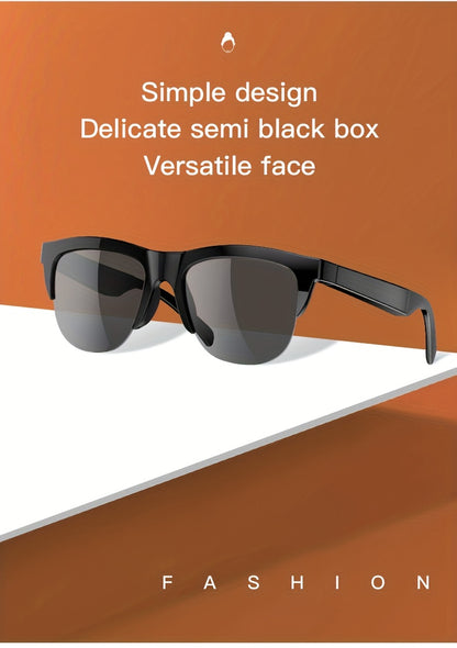 New Smart Wireless V5.3 Sunglasses, Multifunctional Glasses, Wireless Calls, Music Playback, Outdoor Sports Headphones, Rechargeable HIFI Sound Quality, HD Lenses, Black Technology, Unisex, Touch, Long Battery Life, UV Protec