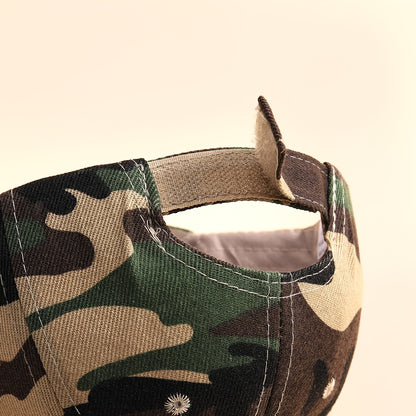 Kids Camouflage Baseball Cap Sun Protection Sunshade Hat Outdoor Activities For Boys And Girls