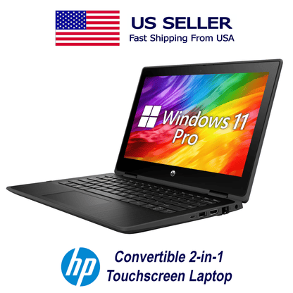 HP ProBook x360 11 G7 Education Edition 11.6" Touchscreen 1366x768 Intel Pentium Silver N6000 8GB LPDDR4x-4266 MHz RAM (onboard) 128GB SSD Storage Windows 11 Pro (Refurbished)