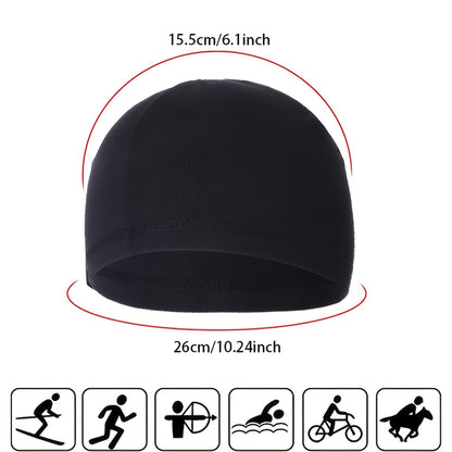 1pc Beanie Skull Cap, Sweat Wicking Helmet Liner Hat For Cycling Running Men Women, Halloween & Day Of The Dead Decorations