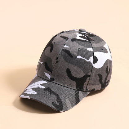 Kids Camouflage Baseball Cap Sun Protection Sunshade Hat Outdoor Activities For Boys And Girls