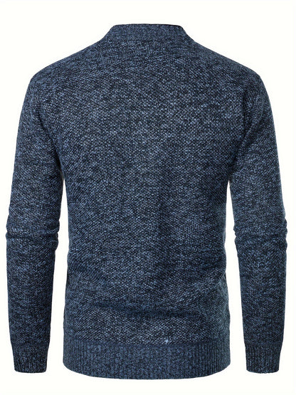 Cozy V-Neck Cardigan Sweater - Soft Knit, Casual, Fall and Winter Essential, Best Selling Men's Clothing for Cold Weather