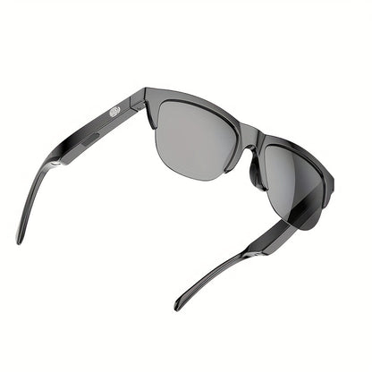 New Smart Wireless V5.3 Sunglasses, Multifunctional Glasses, Wireless Calls, Music Playback, Outdoor Sports Headphones, Rechargeable HIFI Sound Quality, HD Lenses, Black Technology, Unisex, Touch, Long Battery Life, UV Protec