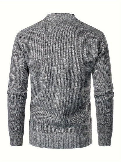 Cozy V-Neck Cardigan Sweater - Soft Knit, Casual, Fall and Winter Essential, Best Selling Men's Clothing for Cold Weather