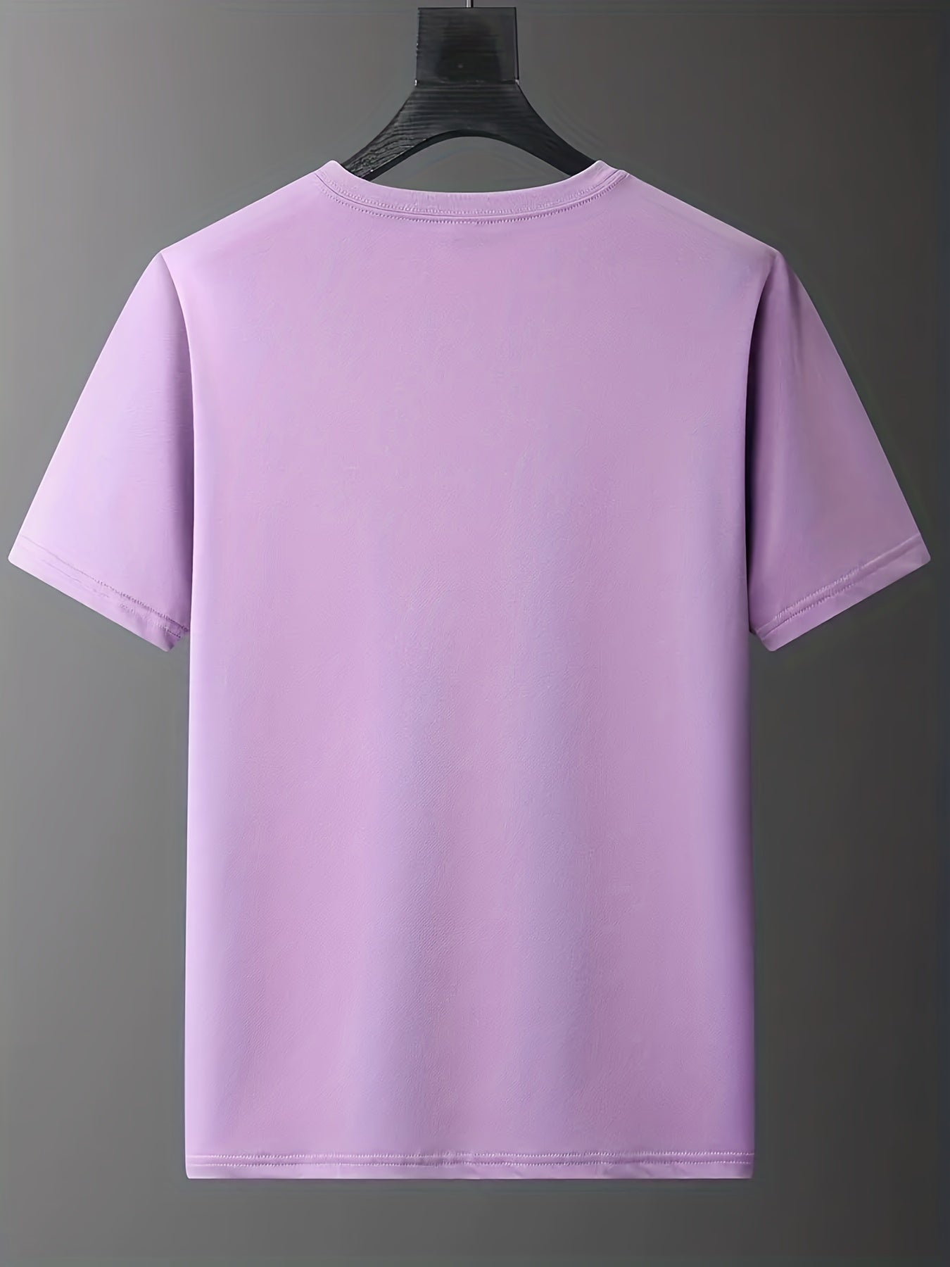 Men's "Tattooed & Employed" Print T-shirt, Casual Comfy Slightly Stretch Crew Neck Tee, Men's Clothing For Summer Outdoor