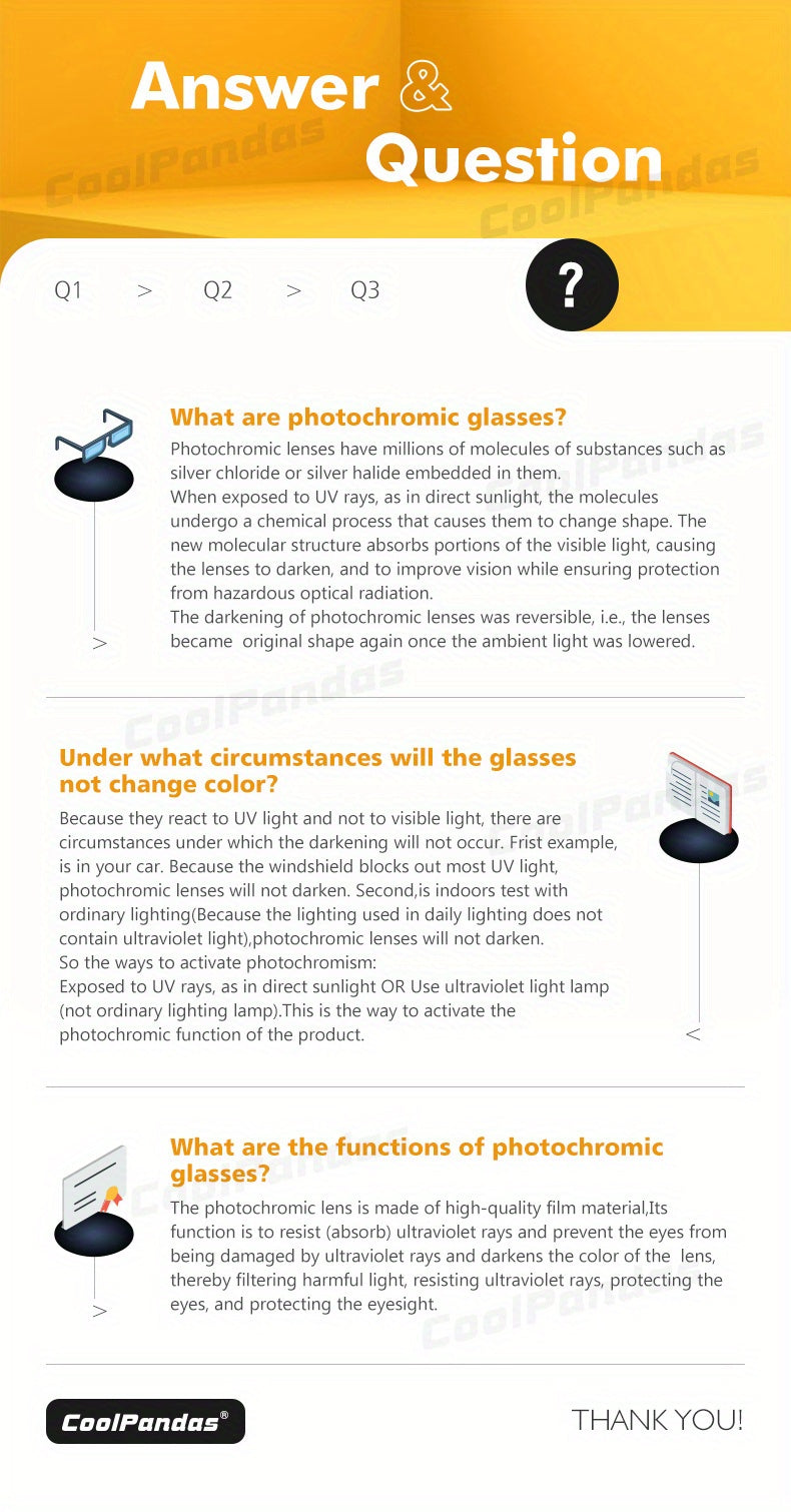 UV400 Dual-Vision Photochromic Polarized Sunglasses: Day & Night Protection for Men & Women