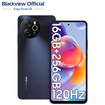 Blackview Shark8 Unlocked Phones, 16GB+256GB/SD 2TB Android Phones, MTK G99, 120Hz 6.78" FHD+, 33W Fast Charge 5000mAh, Android 13 Mobile Phone, 64MP Camera, NFC/Fingerprint/198g, T-Mobile Cellphone