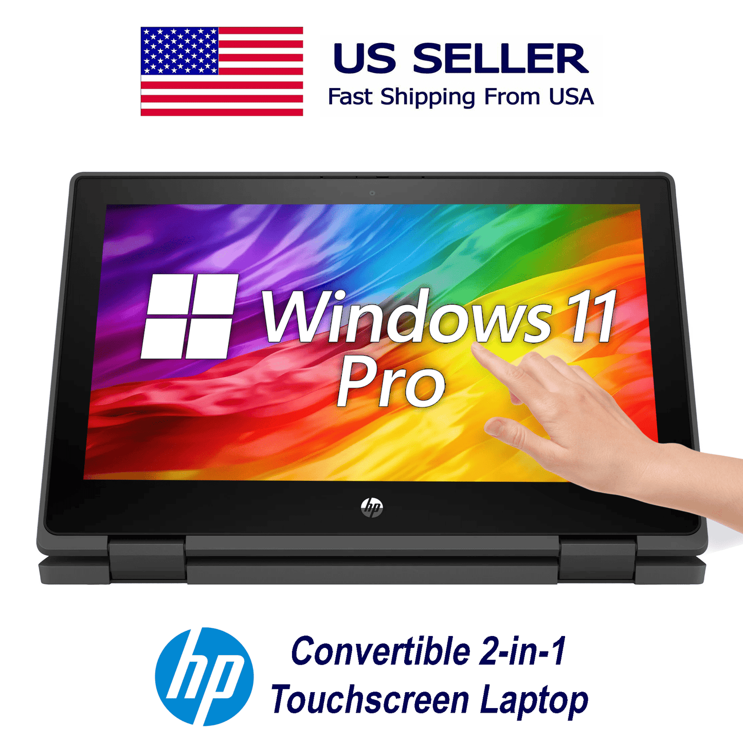 HP ProBook x360 11 G7 Education Edition 11.6" Touchscreen 1366x768 Intel Pentium Silver N6000 8GB LPDDR4x-4266 MHz RAM (onboard) 128GB SSD Storage Windows 11 Pro (Refurbished)