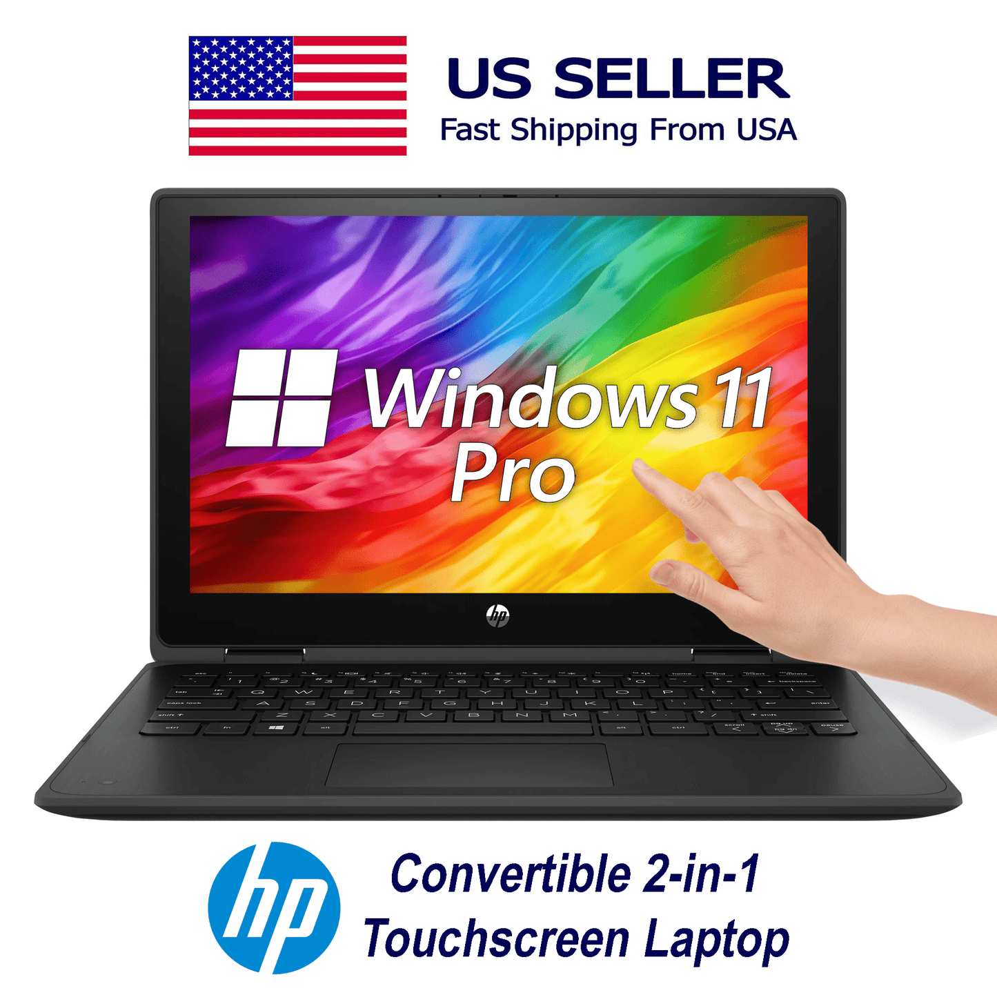 HP ProBook x360 11 G7 Education Edition 11.6" Touchscreen 1366x768 Intel Pentium Silver N6000 8GB LPDDR4x-4266 MHz RAM (onboard) 128GB SSD Storage Windows 11 Pro (Refurbished)