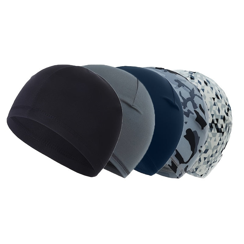 1pc Beanie Skull Cap, Sweat Wicking Helmet Liner Hat For Cycling Running Men Women, Halloween & Day Of The Dead Decorations