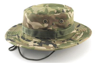 Outdoor Sun Protection Fashion Round Edge Cotton Woven Bucket Hat For Hiking Jungle Desert