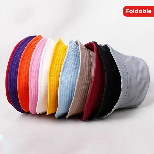 UV Protective Foldable Fisherman's Bucket Hat for Men and Women - Ideal for Fishing, Hiking, Camping, Gardening, and Beach Activities